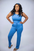 Sleeveless one piece